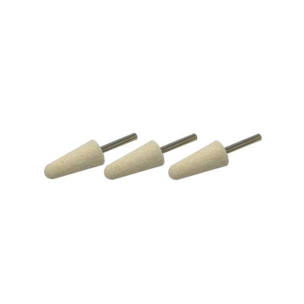 Felt Polishing Tapered Rolls (3 PACK)