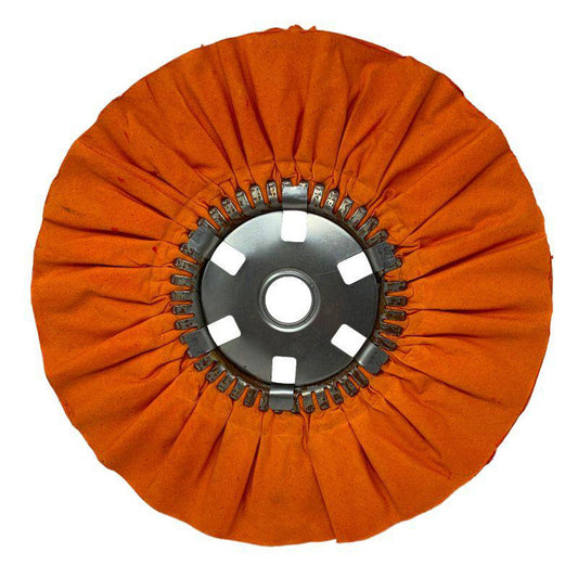 14" x 5" x 1-1/4" Airway Buffing Wheels for Industrial Polishing Machines (1-1/4" Arbor Hole)