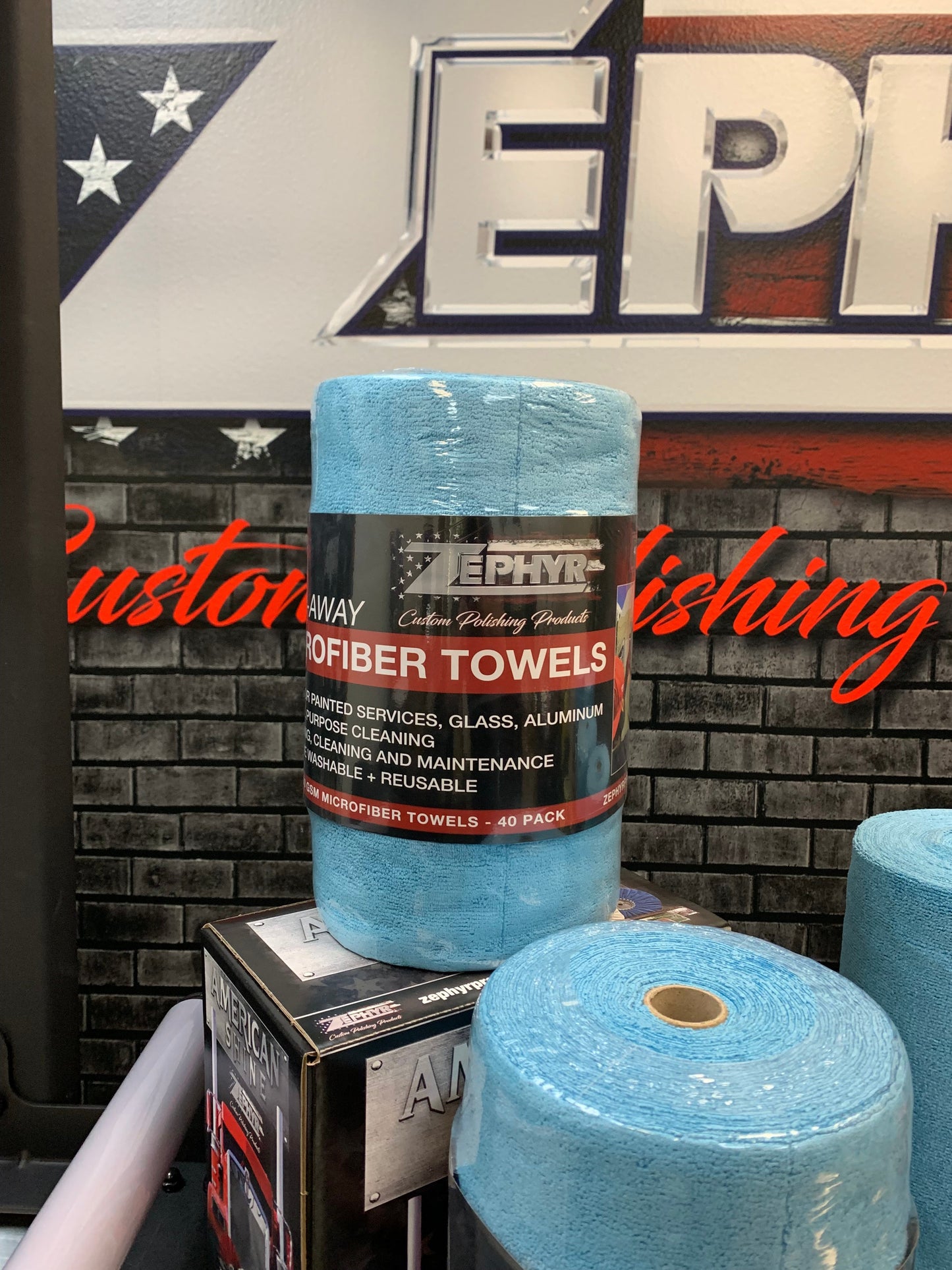Tear-Away Microfiber Towel Roll